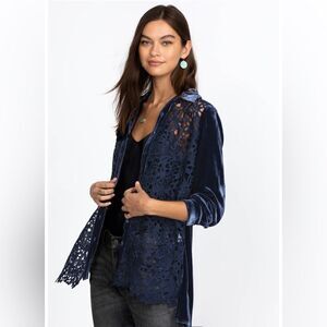 Johnny Was Flicka Button Down Shirt size S